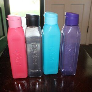MILTON Sports Water Bottle Square Juice Box 4 Set 32 oz.